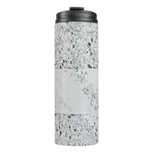 Witte steenwand thermosbeker (Voorkant)