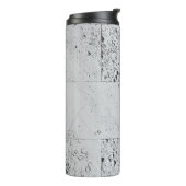 Witte steenwand thermosbeker (Gedraaid links)