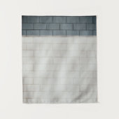 Witte steenwand wandkleed (Voorkant)