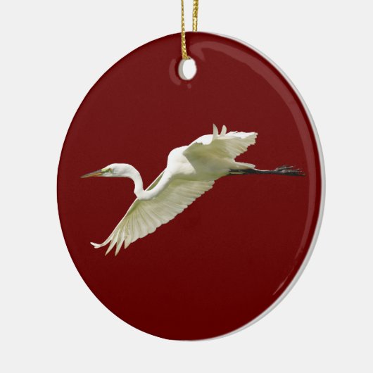 witte stekelvis keramisch ornament (Links)