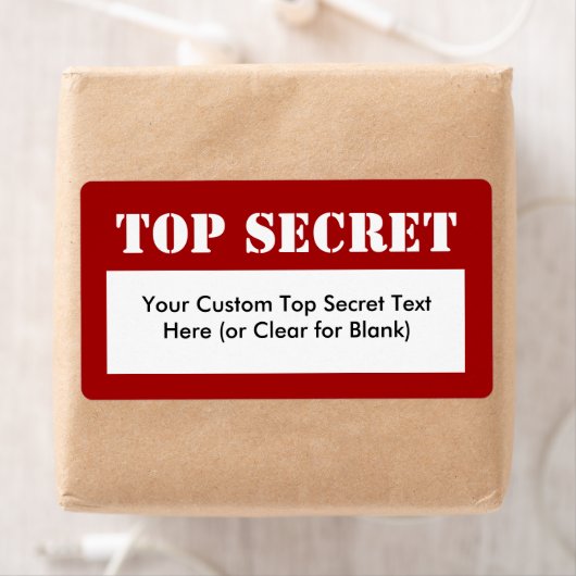 Witte Stencil Top Secret Fill-in labels (Insitu)