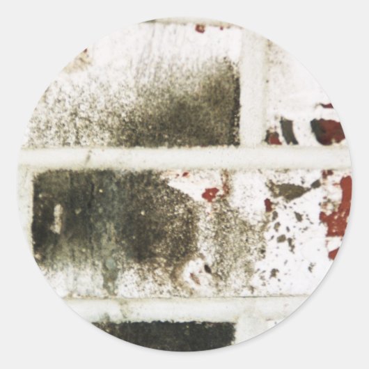 witte stenen sticker (Voorkant)