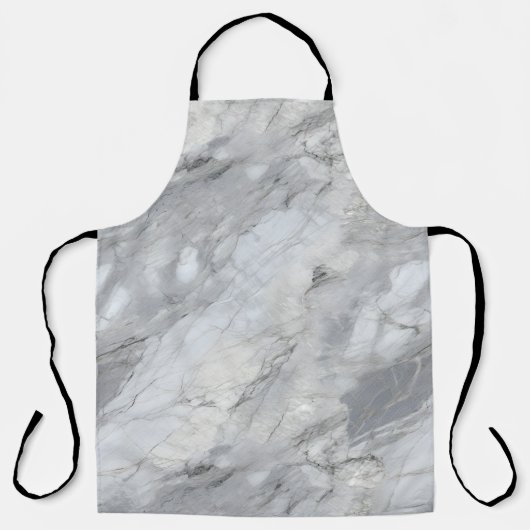 Witte Stenen Texturen Design Series 2 Schort (Voorkant)