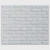 Witte stenen wandstenen patroon cadeaupapier (Vlak)