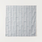 Witte stenen wandstenen patroon wandkleed (Voorkant (horizontaal))