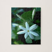 witte Stephanotis-bloem Legpuzzel (Verticaal)