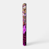 Witte ster bloem iPhone case Hoesje (Linkerkant)