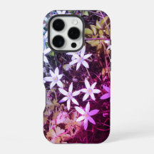 Witte ster bloem iPhone hoesje