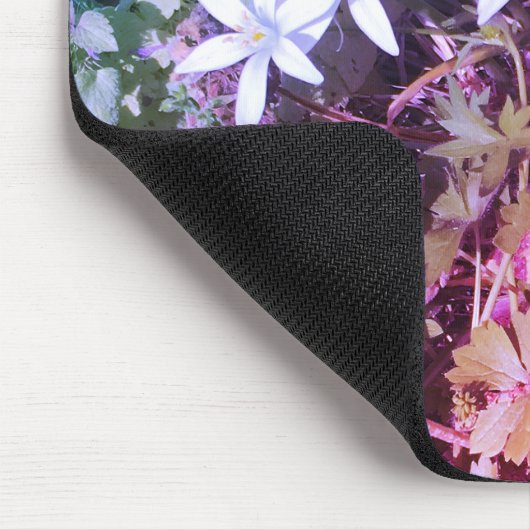 Witte ster bloem Muismat (Hoek)