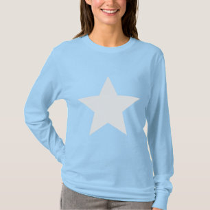 Witte ster t-shirt