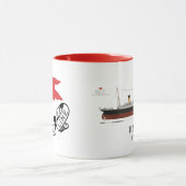 witte ster titanic mok (Midden)