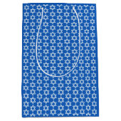 Witte ster van David Hannukah Medium Cadeauzakje (Voorkant)