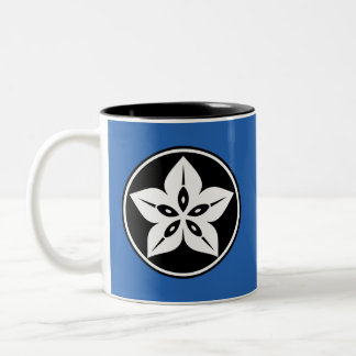 Witte Sterfruit Mon koffiemok Tweekleurige Koffiemok