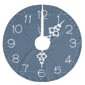 Witte sterren klok kerstboom rok (Voorkant)