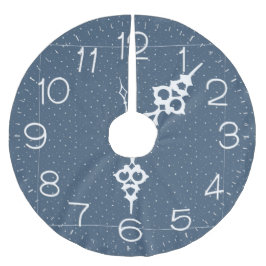 Witte sterren klok kerstboom rok