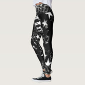 Witte sterren leggings (Links)