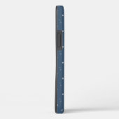 Witte sterren op blauw Case-Mate iPhone case (Achterkant / Rechts)