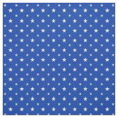 Witte sterren op blauw stof (Swatch)