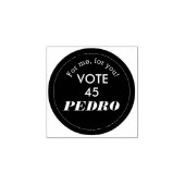 Witte sterren op rode achtergrond rubberstempel (Afrduk)