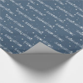 Witte sterren overlooppapier van het seizoen cadeaupapier (Hoek)