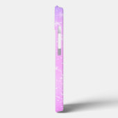Witte Sterren, Paarse & Roze Ombre, Paarse Naam Case-Mate iPhone Case (Achterkant / Links)