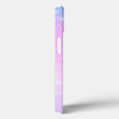 Witte Sterren, Paarse & Roze Ombre, Paarse Naam Case-Mate iPhone Case (Achterkant / Rechts)