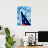 Witte Sterren Poster (Thuiskantoor)