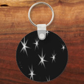 Witte sterren sleutelhanger (Voorkant)