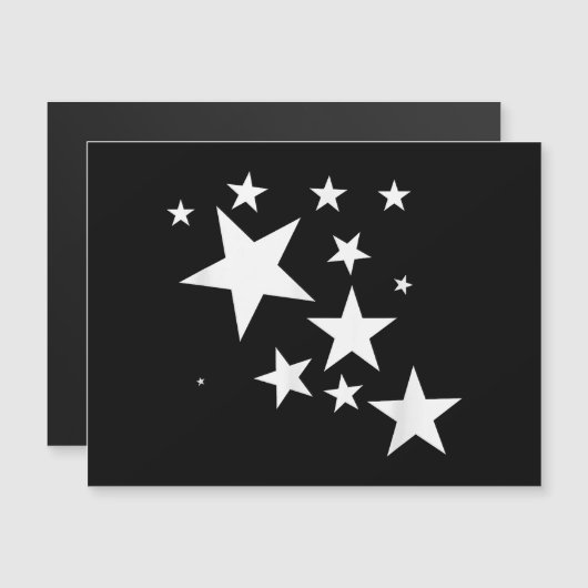 Witte Sterren Star-Pattern-Design Kostuum Gift (Voorkant / Achterkant)