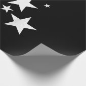 Witte Sterren Star-Pattern-Design Kostuum Gift Cadeaupapier (Hoek)