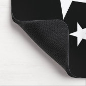 Witte Sterren Star-Pattern-Design Kostuum Gift Muismat (Hoek)