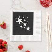Witte Sterren Star-Pattern-Design Kostuum Gift Servet (Insitu)