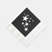 Witte Sterren Star-Pattern-Design Kostuum Gift Servet (Hoek)