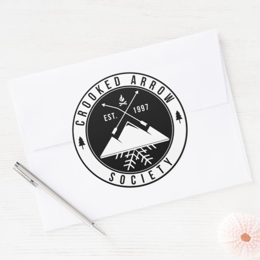witte Sticker (Envelop)