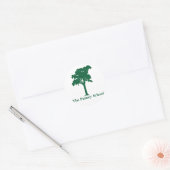 Witte Sticker Groene Logo (Envelop)