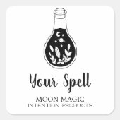 Witte stickers met witte flesjes (Voorkant)