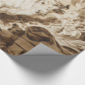 Witte stier en hond in een Stable door Fragonard Cadeaupapier (Hoek)