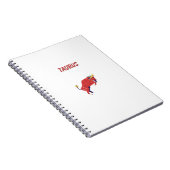 Witte Stier, sterrenbeeld, sterrenbeeld afdruk Notitieboek (Rechterzijde)