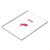 Witte Stier, sterrenbeeld, sterrenbeeld afdruk Notitieboek (Linkerzijde)