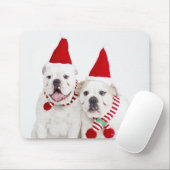 Witte stieren muismat (Met muis)
