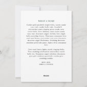 Witte  Stijl Acht Foto Warme Wishes Feestdagenkaart (Achterkant)