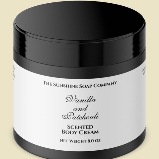 Witte  stijl waterdichte cosmetica potje label waterfles etiket