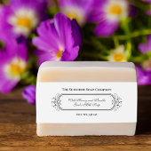 Witte  stijl zeep buikband uitnodigingen wikkel