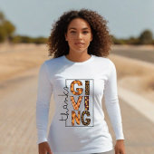 Witte stijlvolle Thanksgiving T-shirt