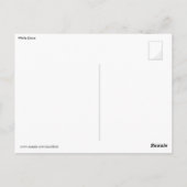 Witte stip briefkaart (Achterkant)