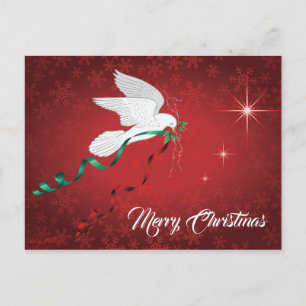 Witte stip briefkaart