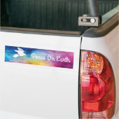 Witte stip bumpersticker (Op Truck)