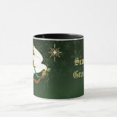 Witte stip mok (Midden)