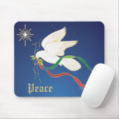 Witte stip muismat (Met muis)