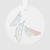 Witte stip ornament (achterkant)